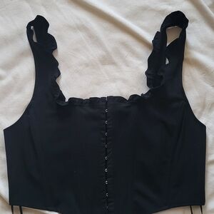 Elegant Black Women's Top